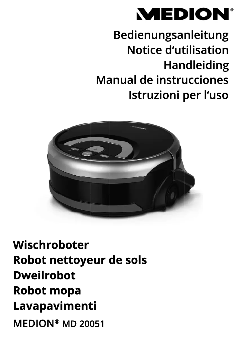 Imagen de la primera página del manual del dispositivo MD 20051