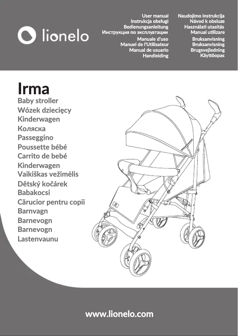 Imagen de la primera página del manual del dispositivo Irma