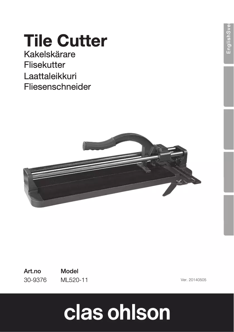 Imagen de la primera página del manual del dispositivo ML520-11
