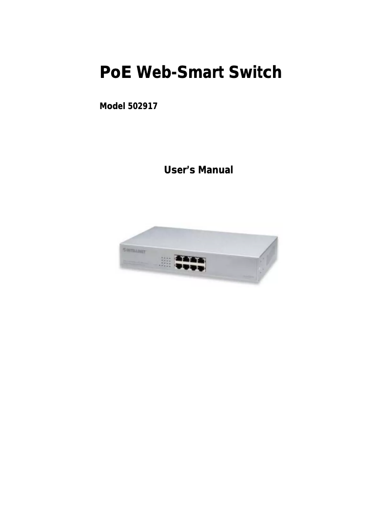 Imagen de la primera página del manual del dispositivo 502917