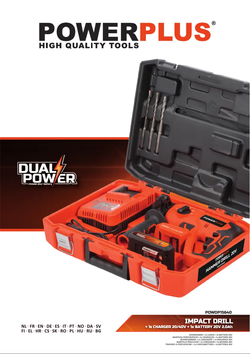 Página 1 del manual Manual de usuario PowerPlus POWDP15640