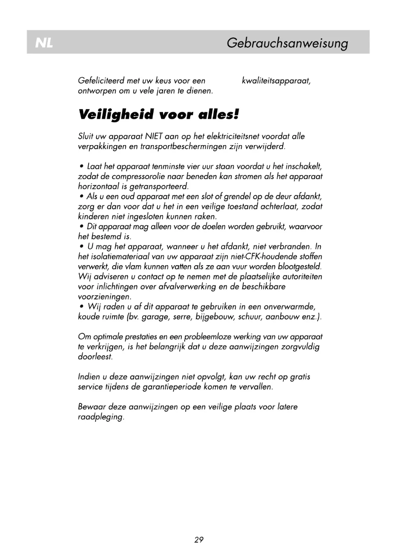 Imagen de la primera página del manual del dispositivo RRN 2650