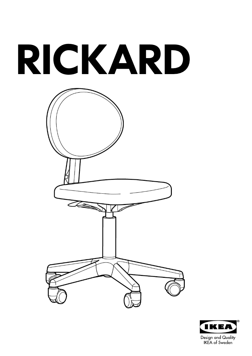 Página 1 del manual Manual de usuario Ikea RICKARD