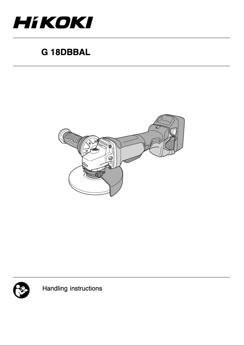 Imagen de la primera página del manual del dispositivo G 18DBBAL