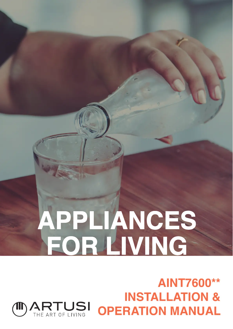 Imagen de la primera página del manual del dispositivo AINT7600IW