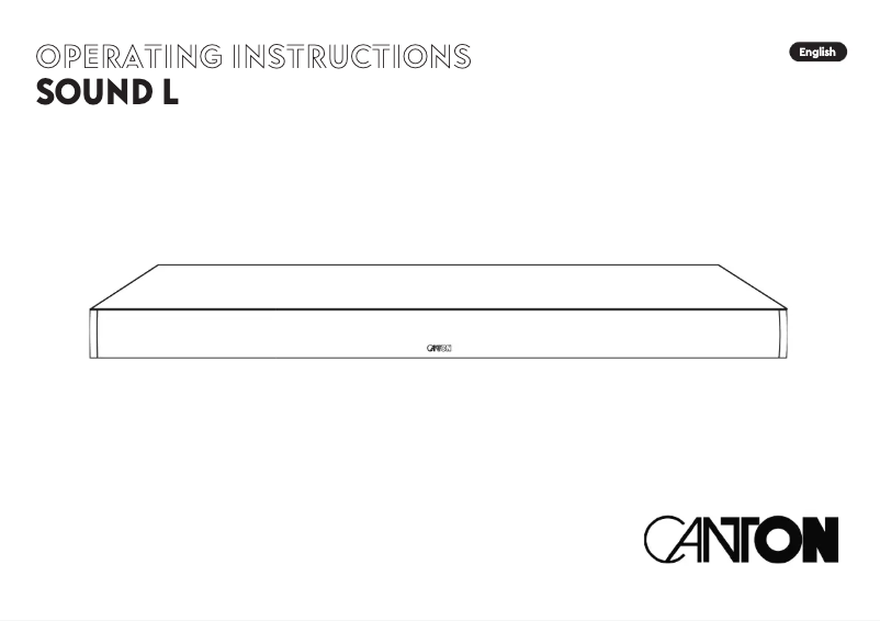 Imagen de la primera página del manual del dispositivo Sound L