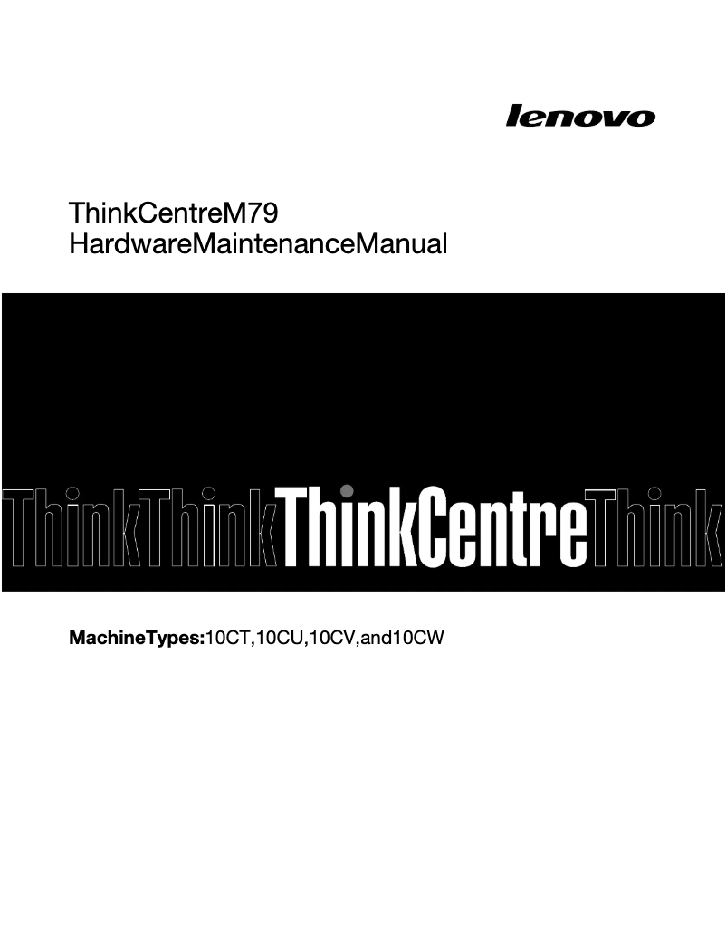 Página nº 1 - Manual de usuario Lenovo ThinkCentre M79