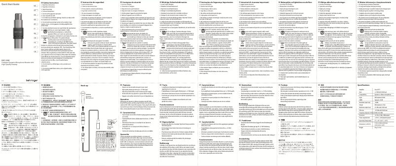 Imagen de la primera página del manual del dispositivo MIC LINK