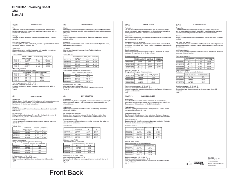 Página 1 del manual Manual de usuario Powerfix Z27421