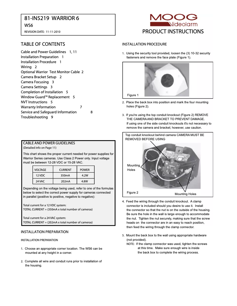 Imagen de la primera página del manual del dispositivo WS6S-50NF