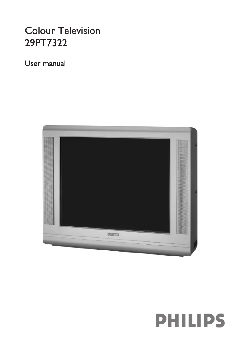 Página 1 del manual Manual de usuario Philips 29PT7322