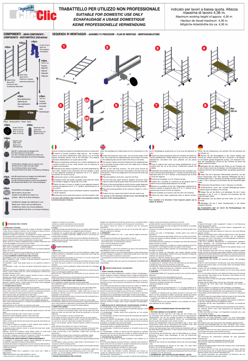 Imagen de la primera página del manual del dispositivo Clic