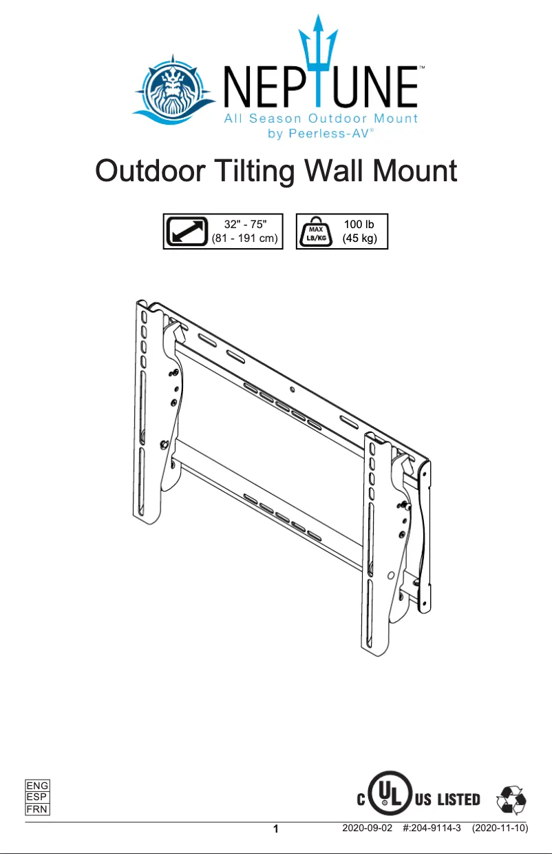 Imagen de la primera página del manual del dispositivo Neptune NT654