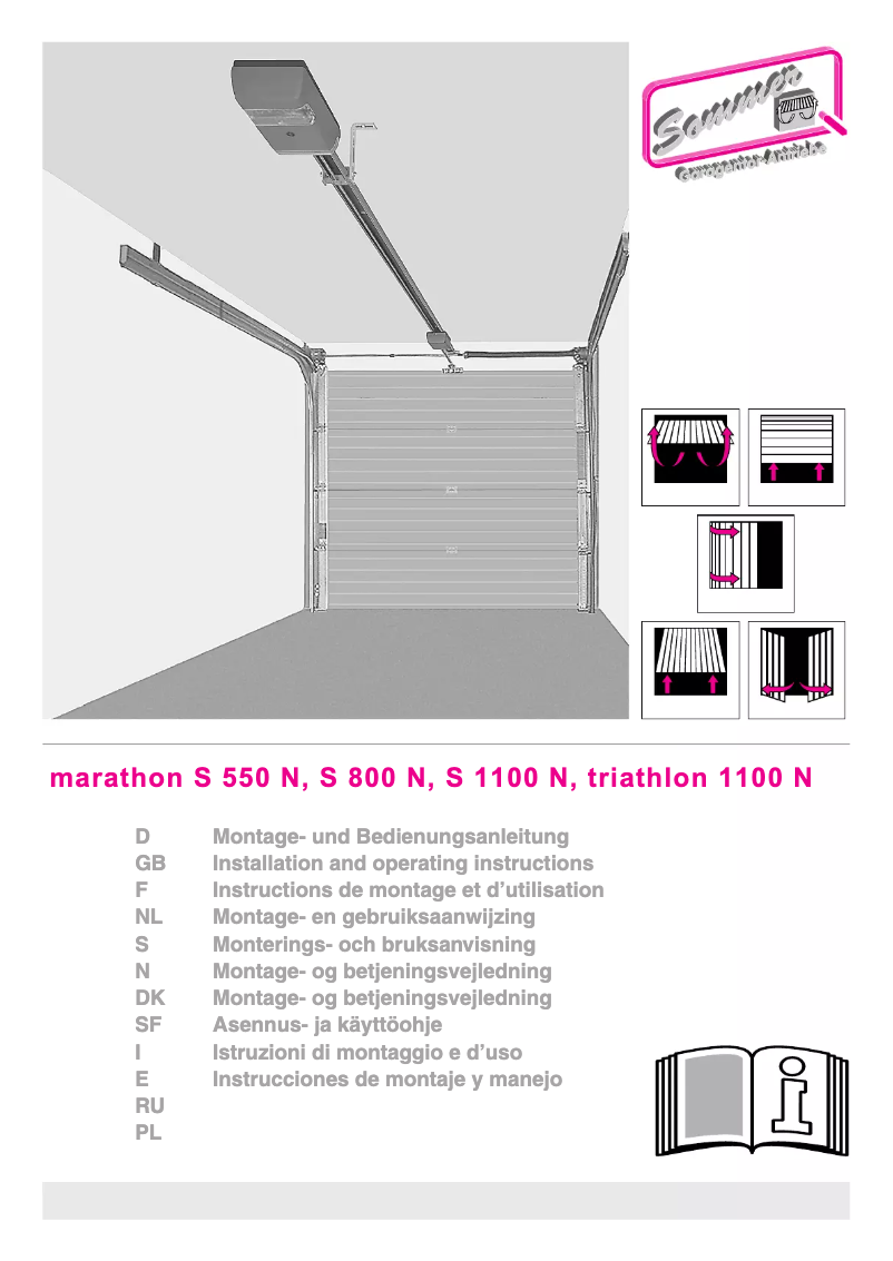 Imagen de la primera página del manual del dispositivo Marathon S1100N