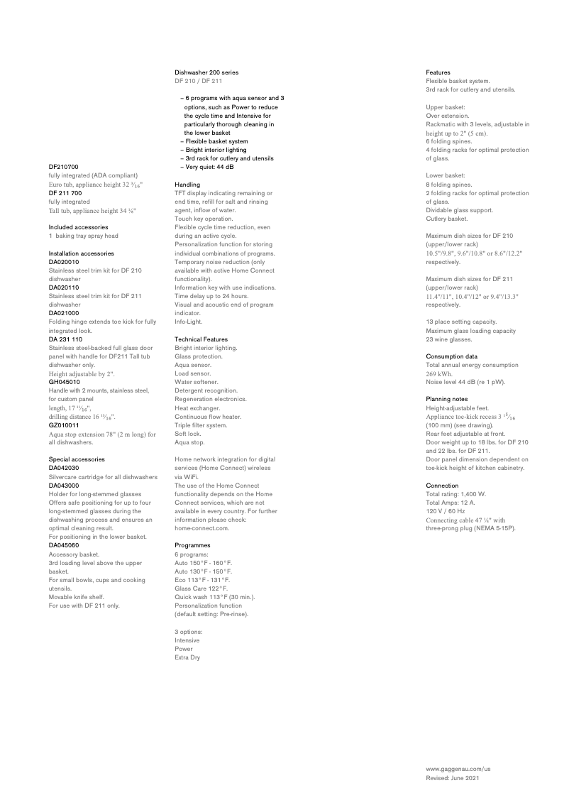 Imagen de la primera página del manual del dispositivo DF210700