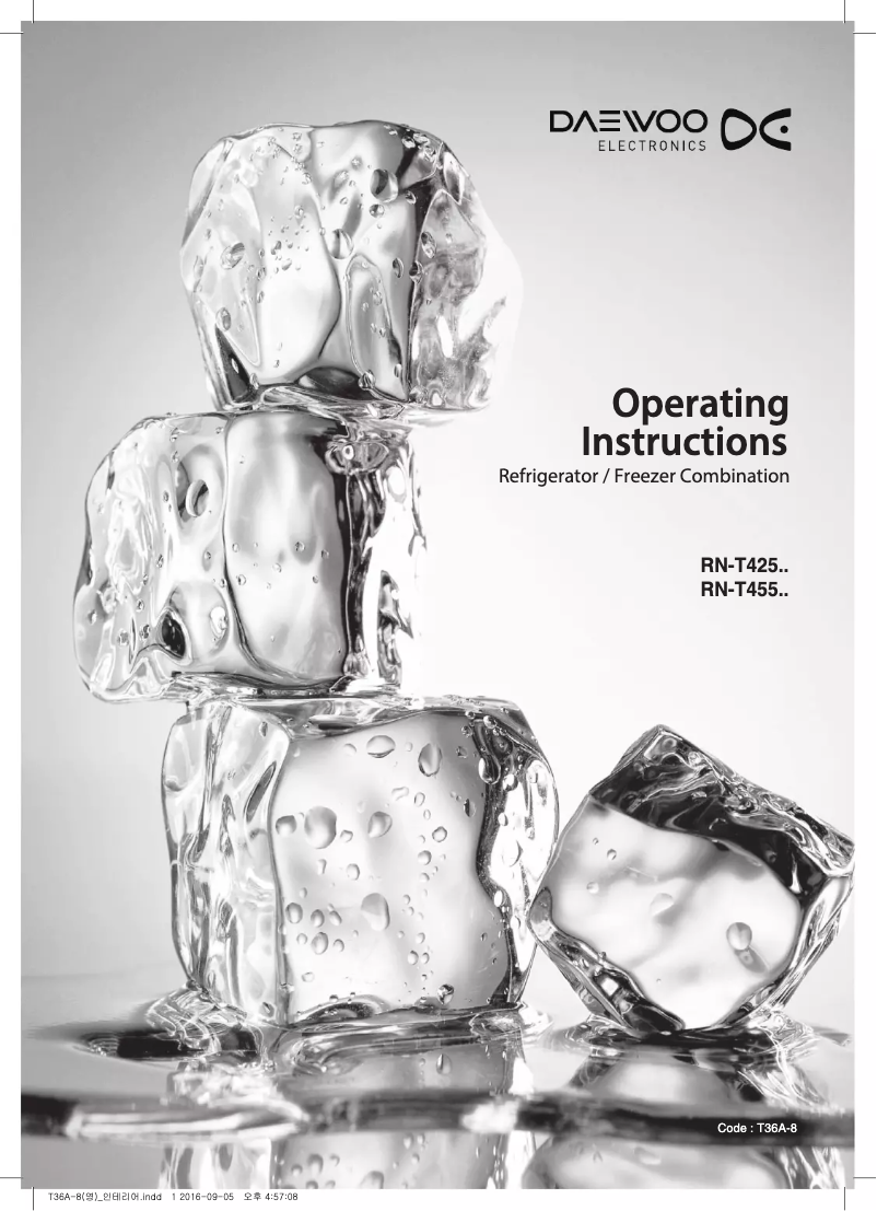 Página 1 del manual Manual de usuario Daewoo RN-T425RNB