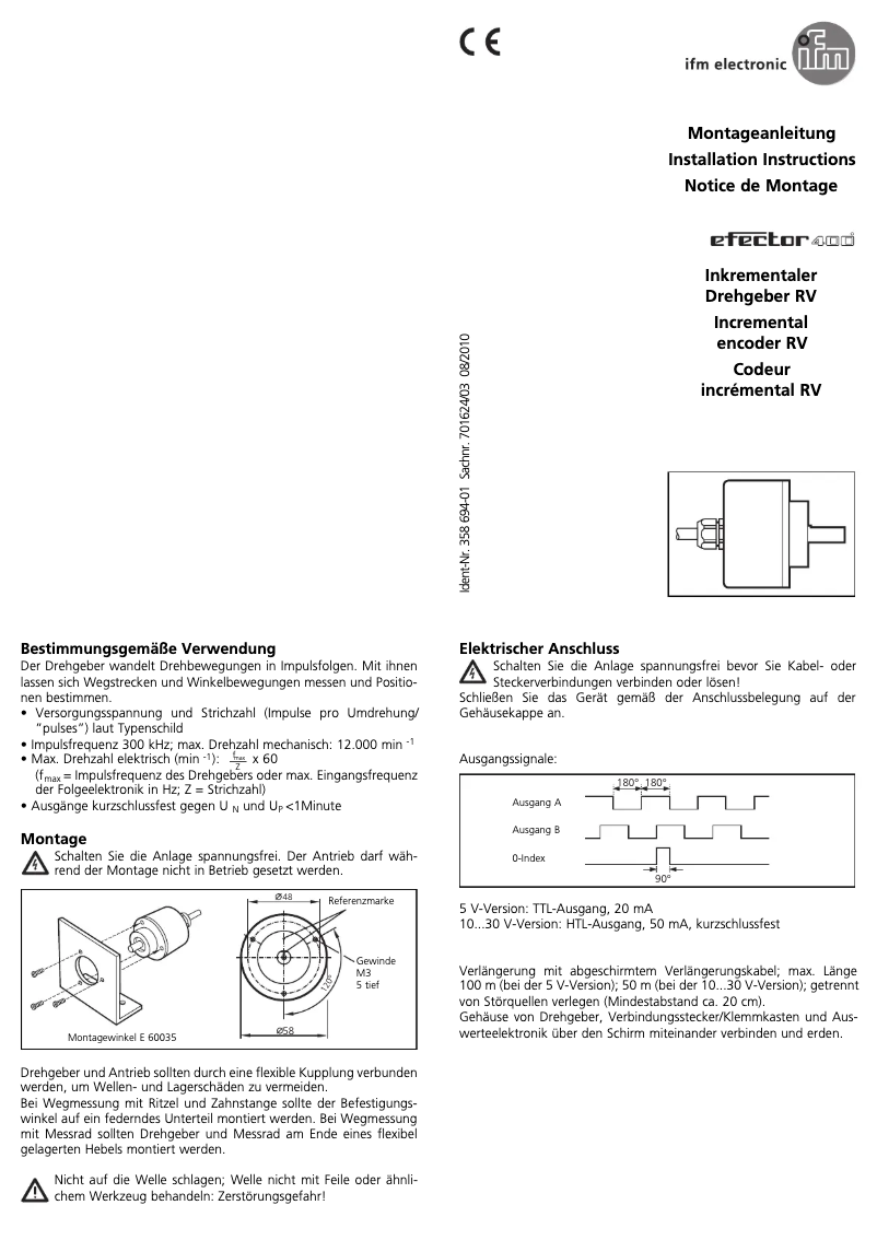 Imagen de la primera página del manual del dispositivo RV6090