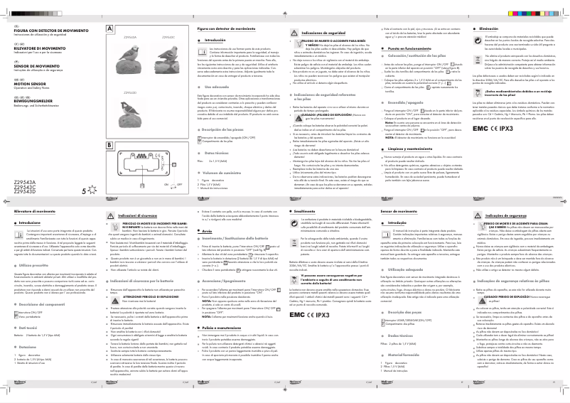 Imagen de la primera página del manual del dispositivo IAN 071848