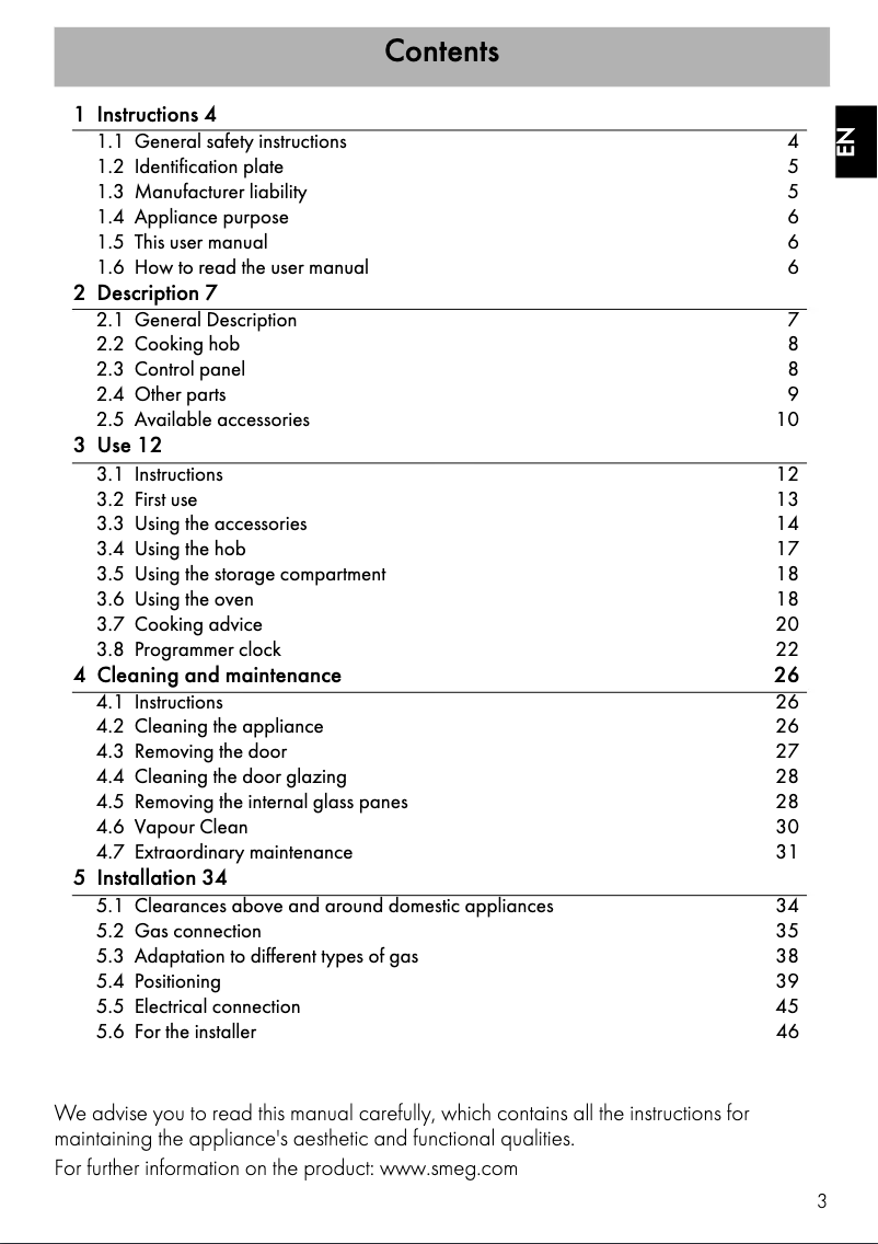Imagen de la primera página del manual del dispositivo CS90GMXHA