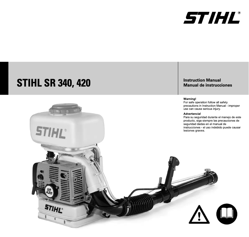 Página 1 del manual Manual de usuario Stihl SR 420