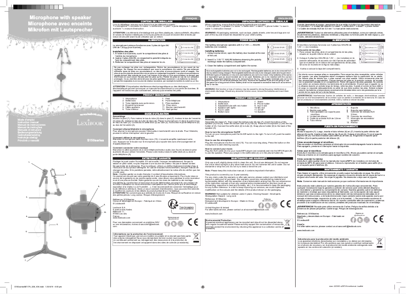 Imagen de la primera página del manual del dispositivo S150