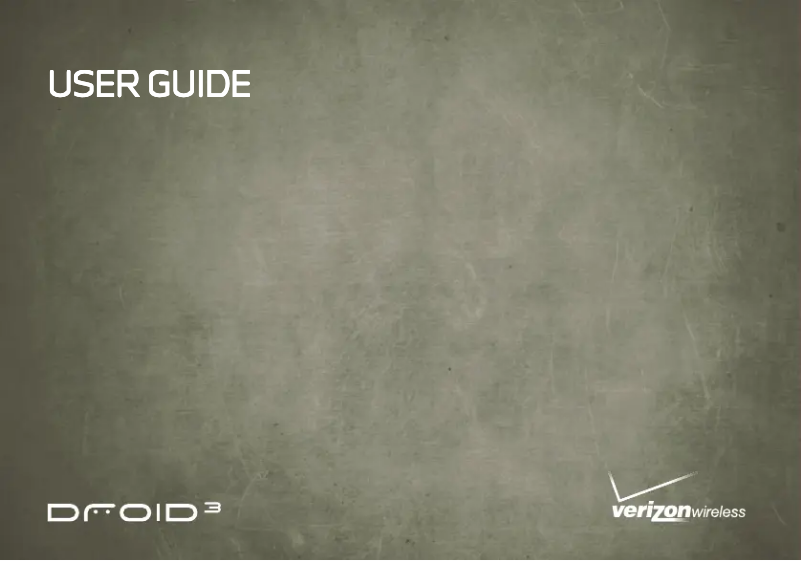 Página nº 1 - Manual de usuario Motorola Droid 3