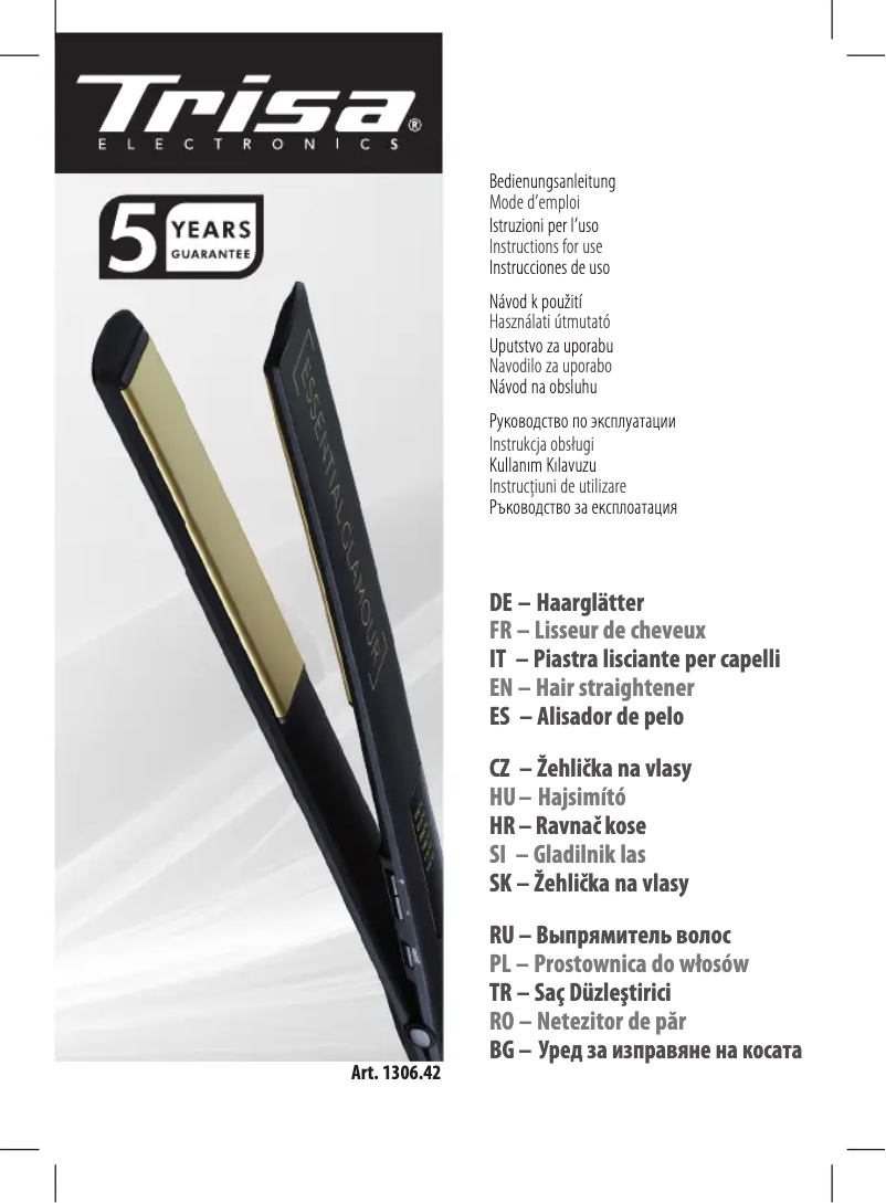 Imagen de la primera página del manual del dispositivo Essential Glamour