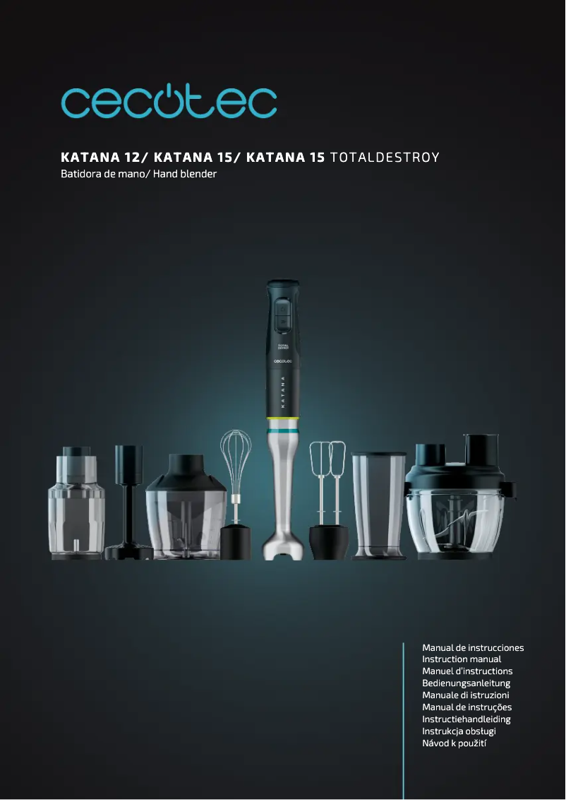 Imagen de la primera página del manual del dispositivo Katana 12