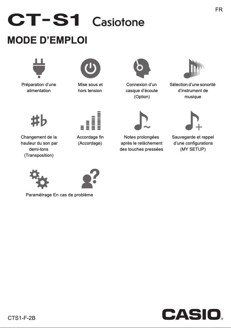 Imagen de la primera página del manual del dispositivo CT-S1