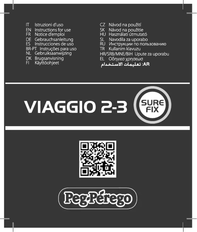 Página 1 del manual Manual de usuario Peg Perego Viaggio Surefix