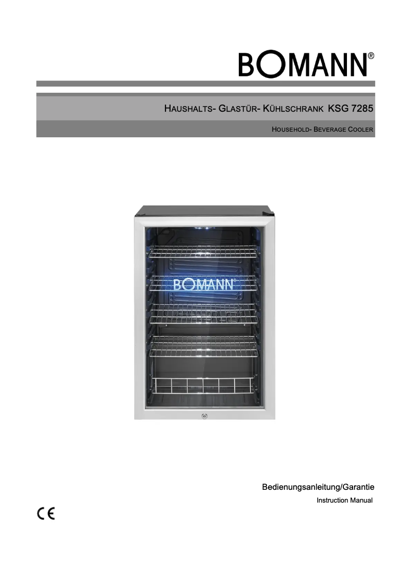 Imagen de la primera página del manual del dispositivo KSG 7285