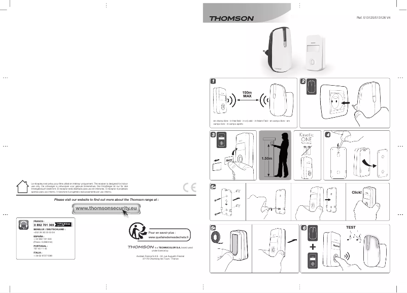 Página 1 del manual Manual de usuario Thomson 513125