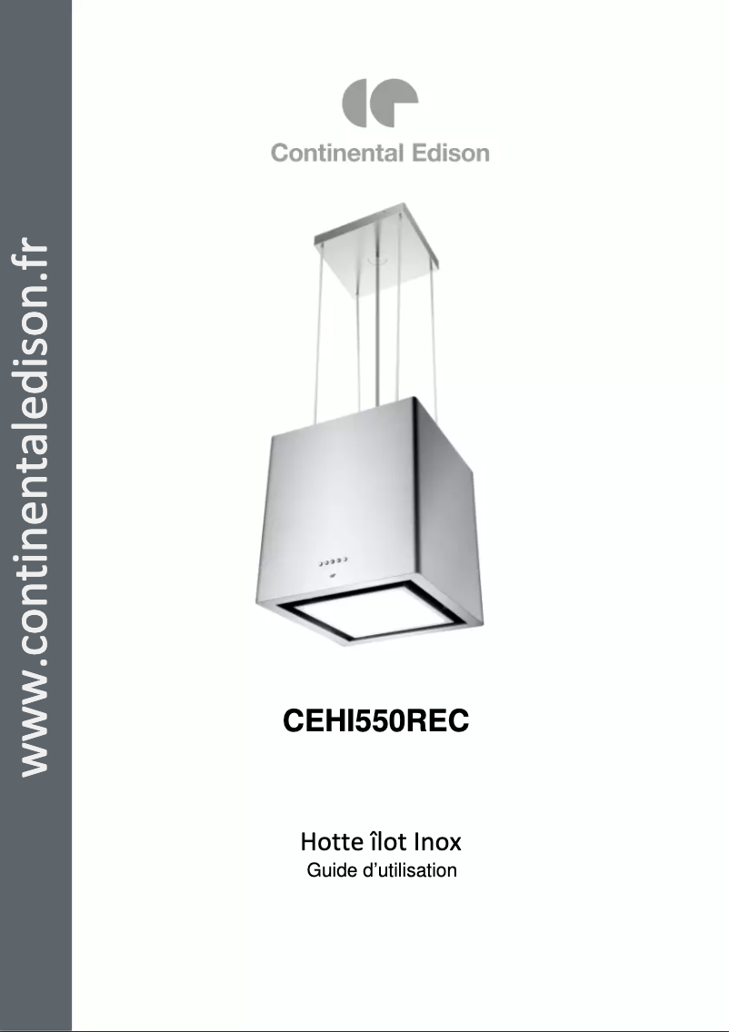 Imagen de la primera página del manual del dispositivo CEHI550REC