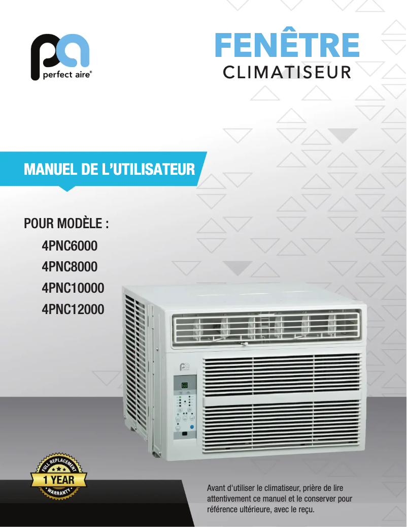 Imagen de la primera página del manual del dispositivo 4PNC6000