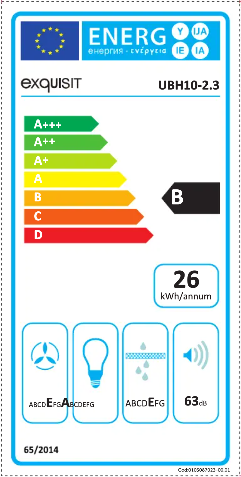 Imagen de la primera página del manual del dispositivo UBH 10-2.3