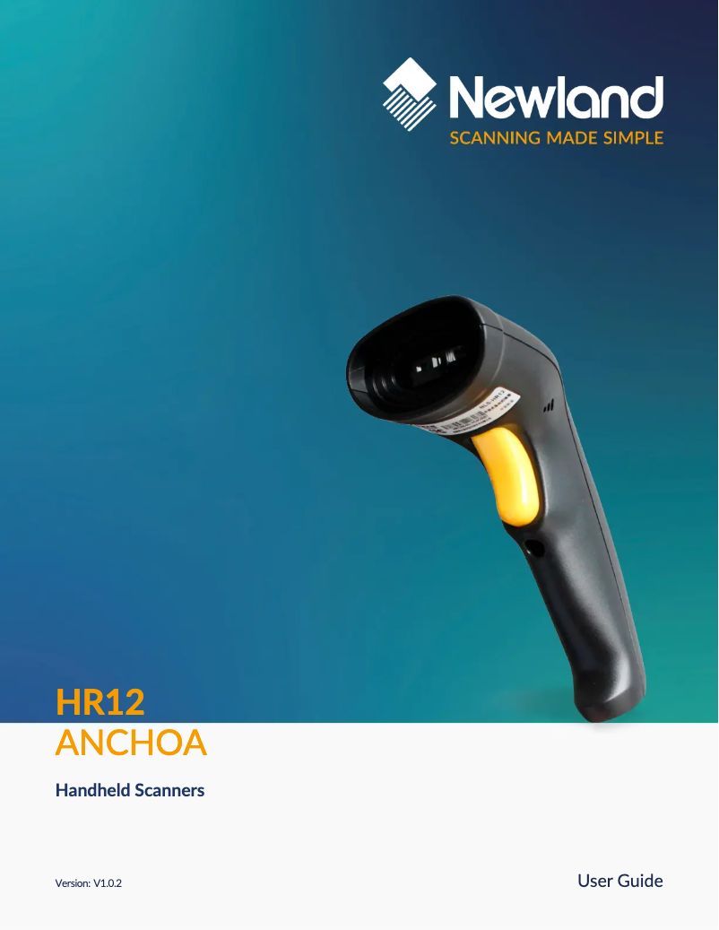 Imagen de la primera página del manual del dispositivo HR12 Anchoa