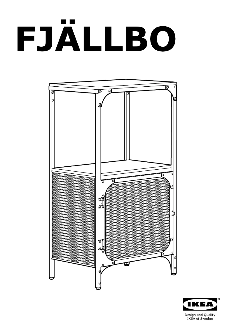Imagen de la primera página del manual del dispositivo FJÄLLBO 504.639.41