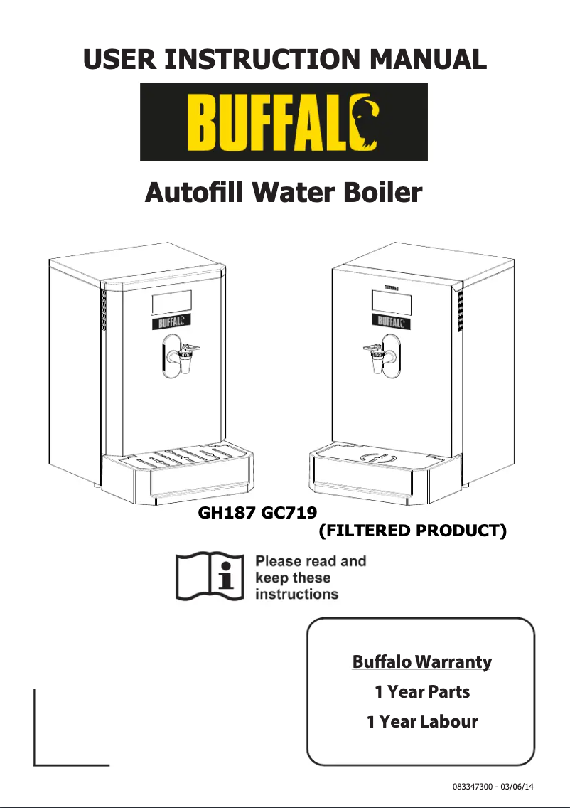 Página 1 del manual Manual de usuario Buffalo GC719