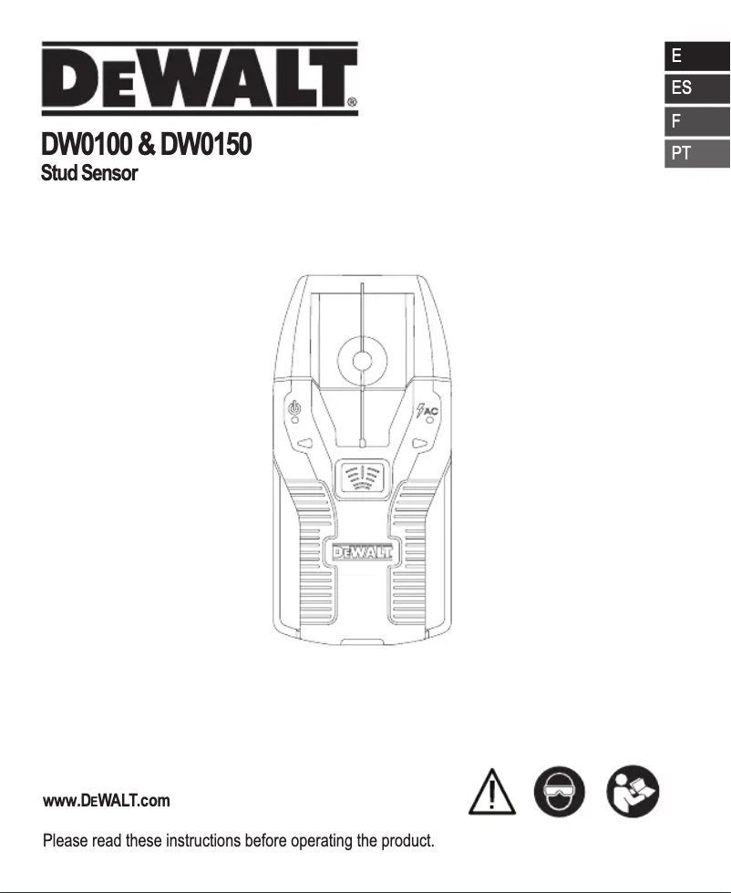 Página 1 del manual Manual de usuario DeWalt DW0150