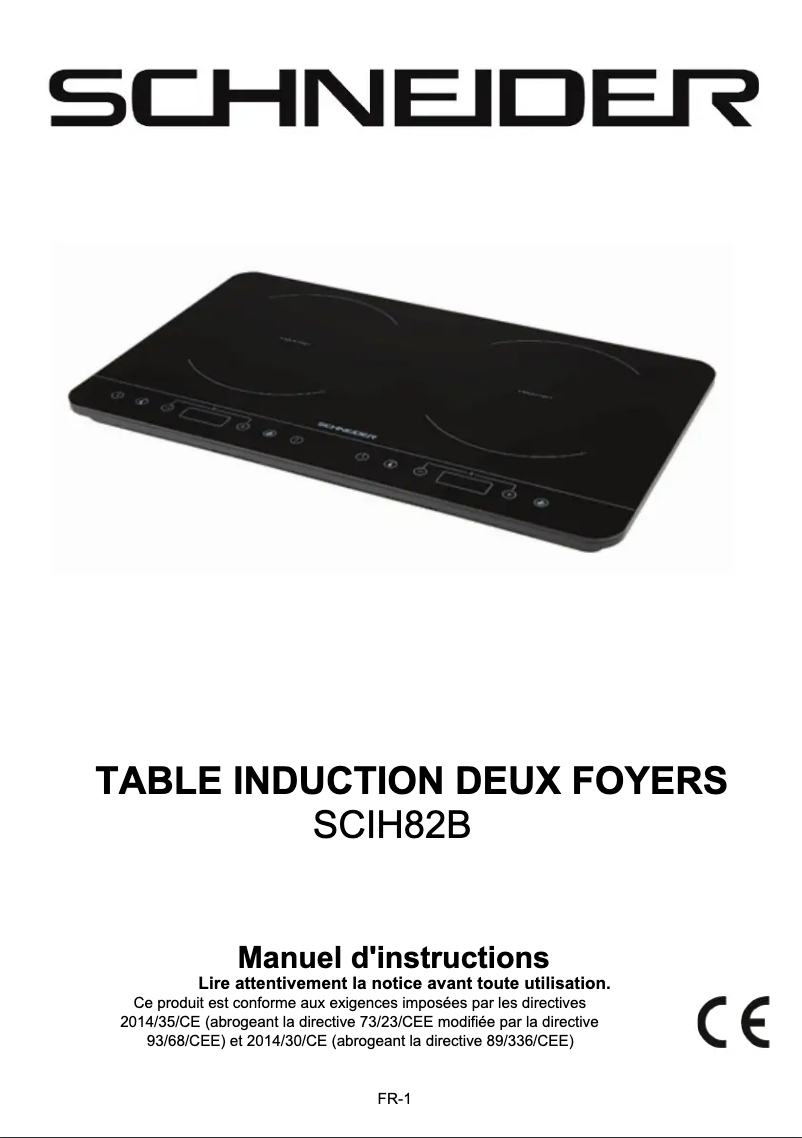 Imagen de la primera página del manual del dispositivo SCIH82B