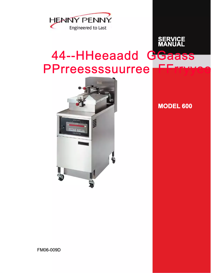 Página 1 del manual Manual de usuario Henny Penny Computron 600