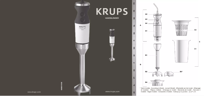 Página 1 del manual Manual de usuario Krups Perfect Mix HZ507