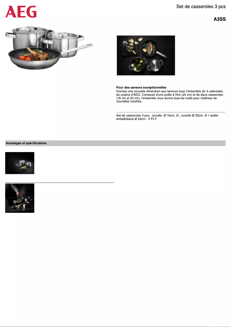 Imagen de la primera página del manual del dispositivo A3SS