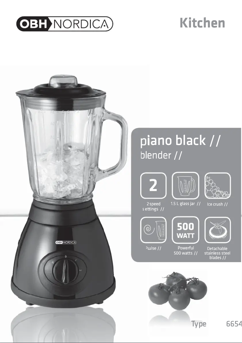 Imagen de la primera página del manual del dispositivo Piano