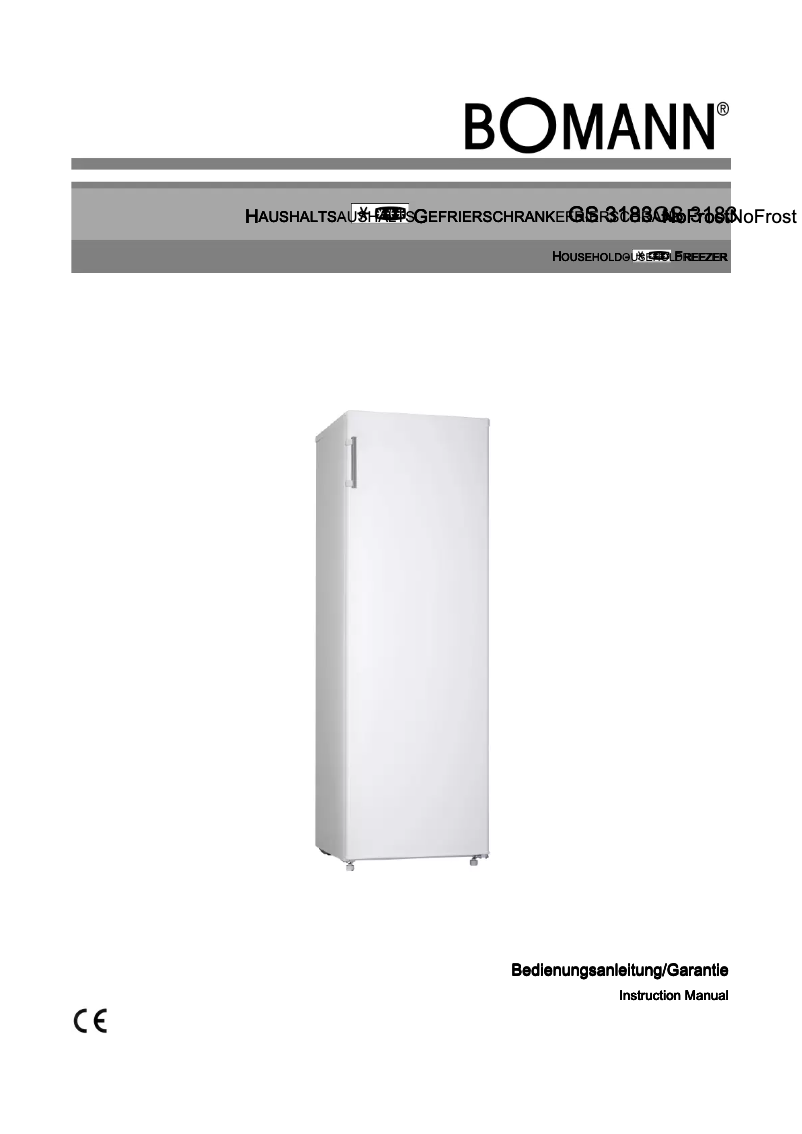 Página 1 del manual Manual de usuario Bomann GS 3183