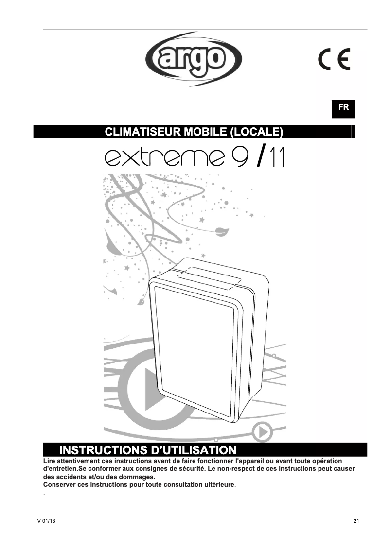 Imagen de la primera página del manual del dispositivo Extreme 9