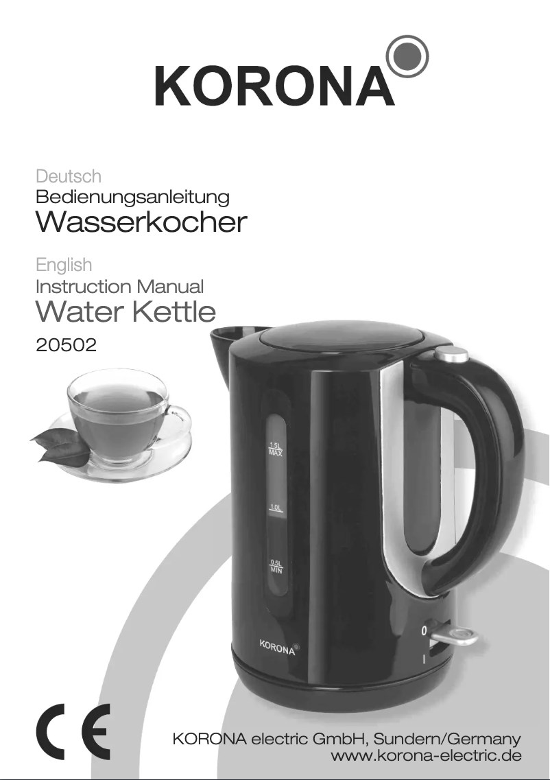 Imagen de la primera página del manual del dispositivo 20502