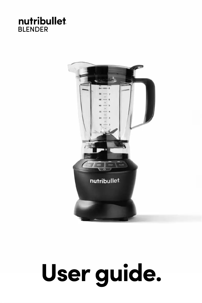 Página 1 del manual Manual de usuario NutriBullet 1200W