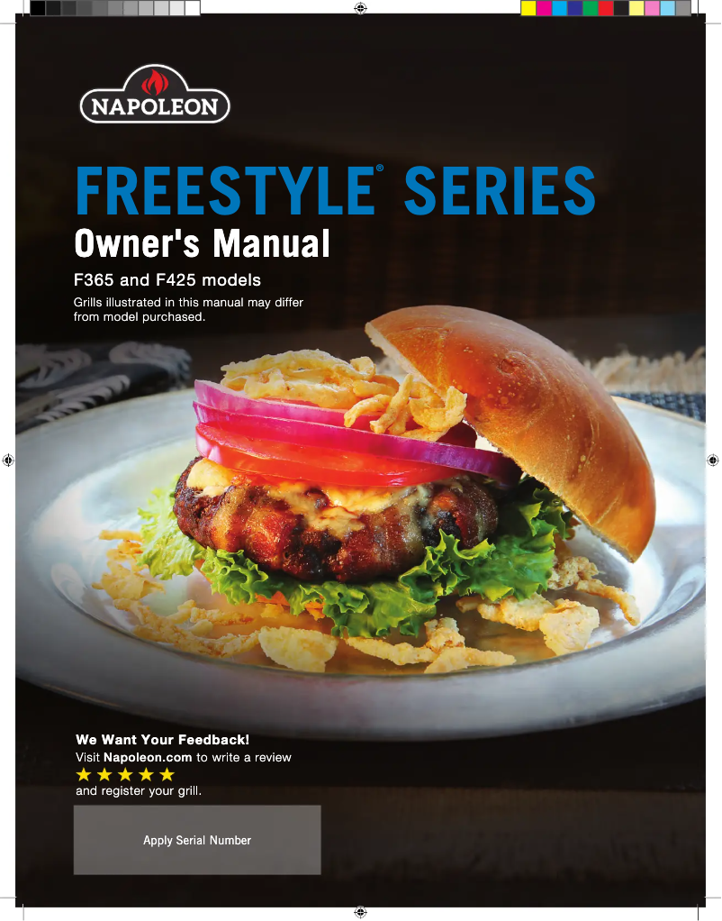 Imagen de la primera página del manual del dispositivo Freestyle 425