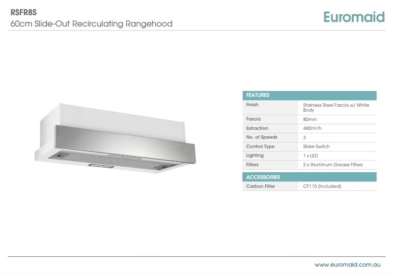 Página 1 del manual Manual de usuario Euromaid RSFR8S